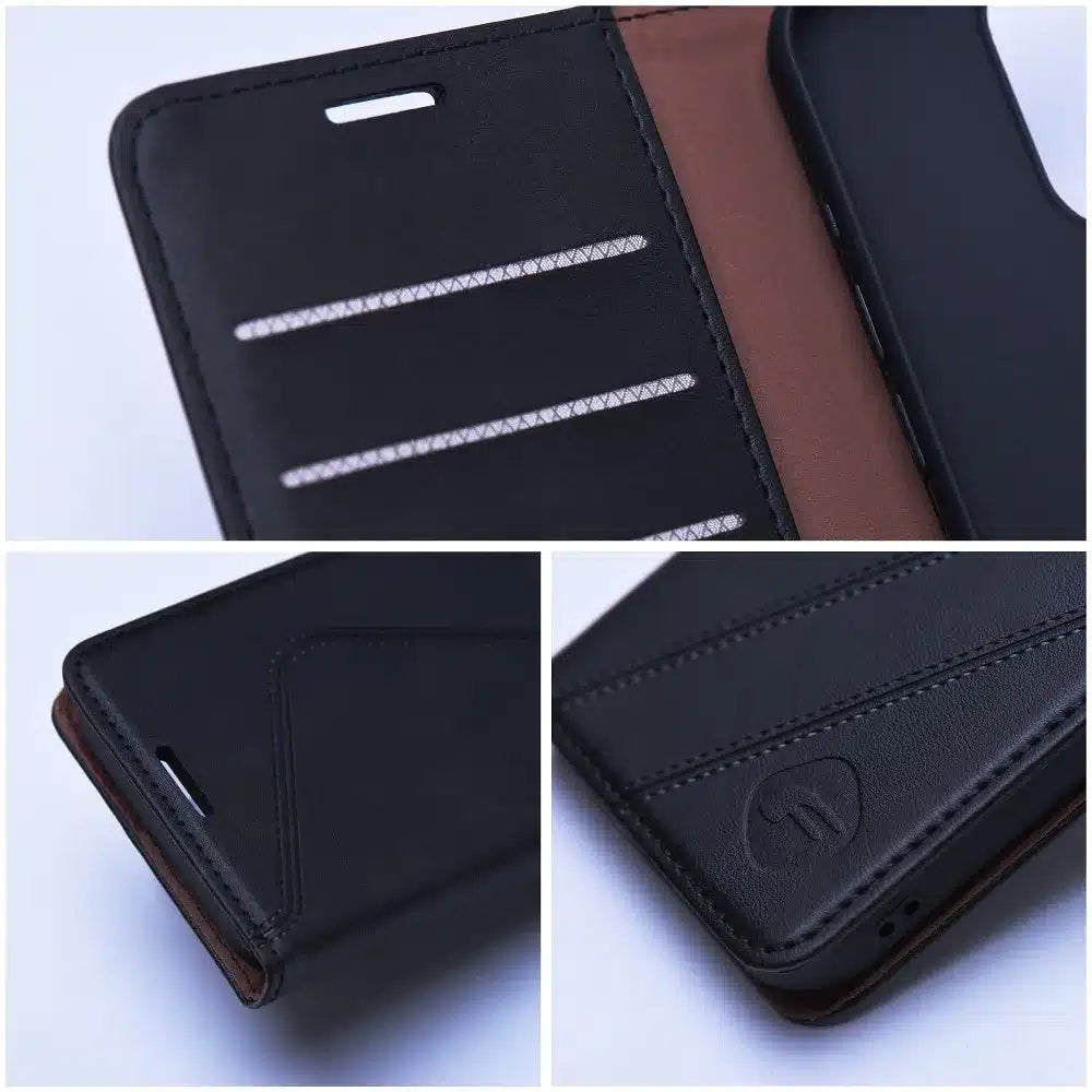 FORCELL F-PROTECT RFID Blocker preklopna torbica za SAMSUNG GALAXY S24 črna