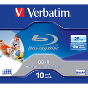 Verbatim BD-R SL 25GB 6x Printable 10 Pack Jewel Case 10 kom