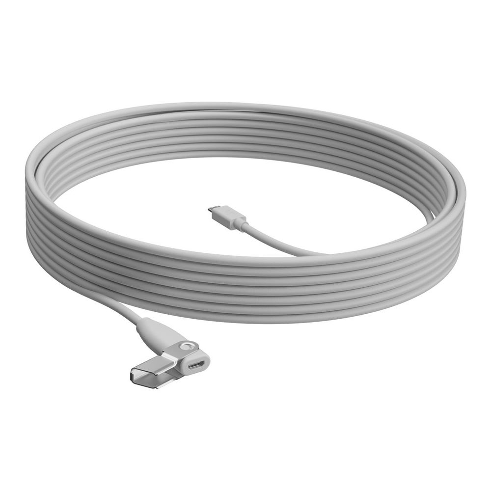 Logitech Rally Mic Pod Extension Cable Bijelo