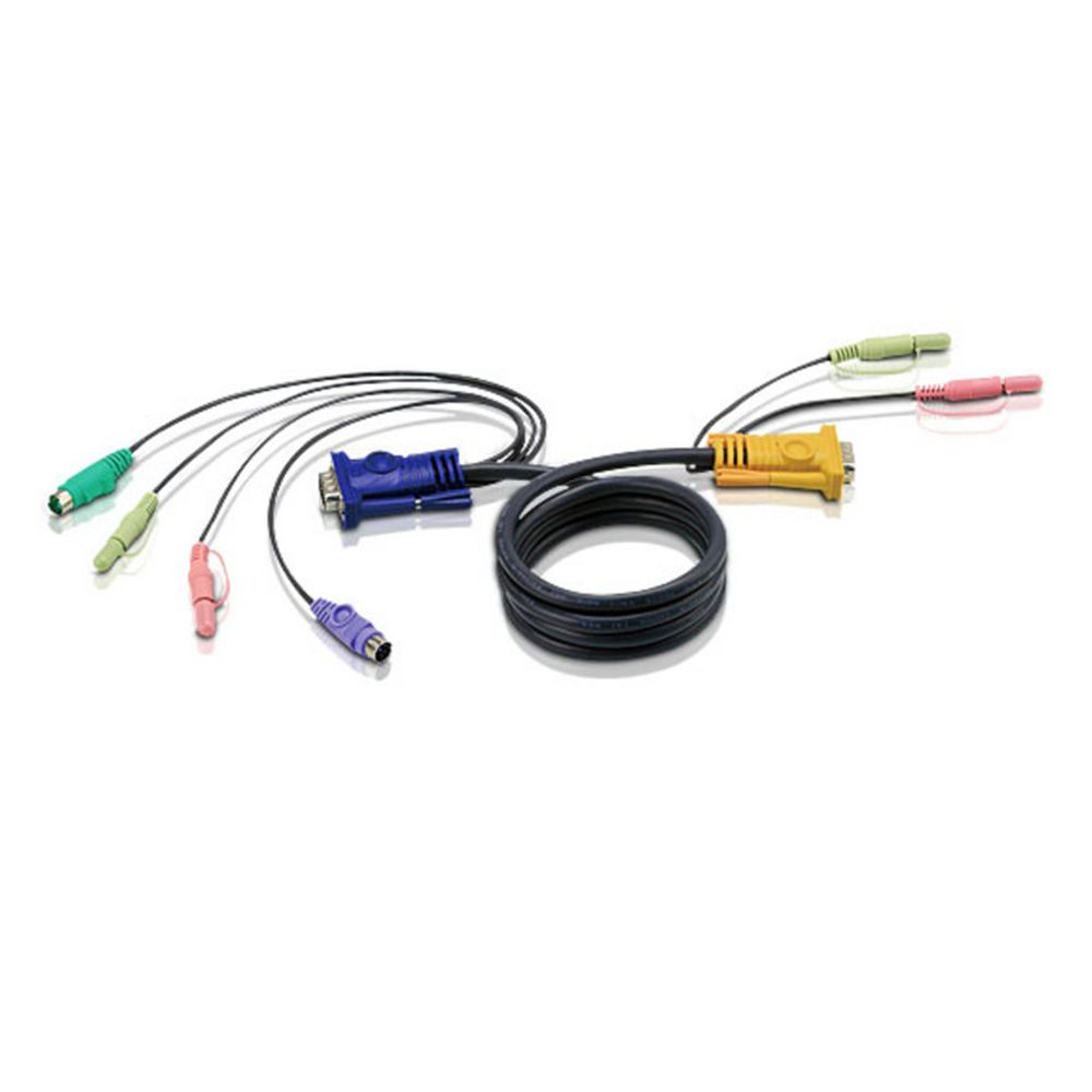 ATEN 2L-5303P KVM kabel Crno 3 m