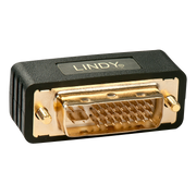 Lindy 41099 adapter za promjenu tipa priključka kabela DVI-I DVI-D Crno
