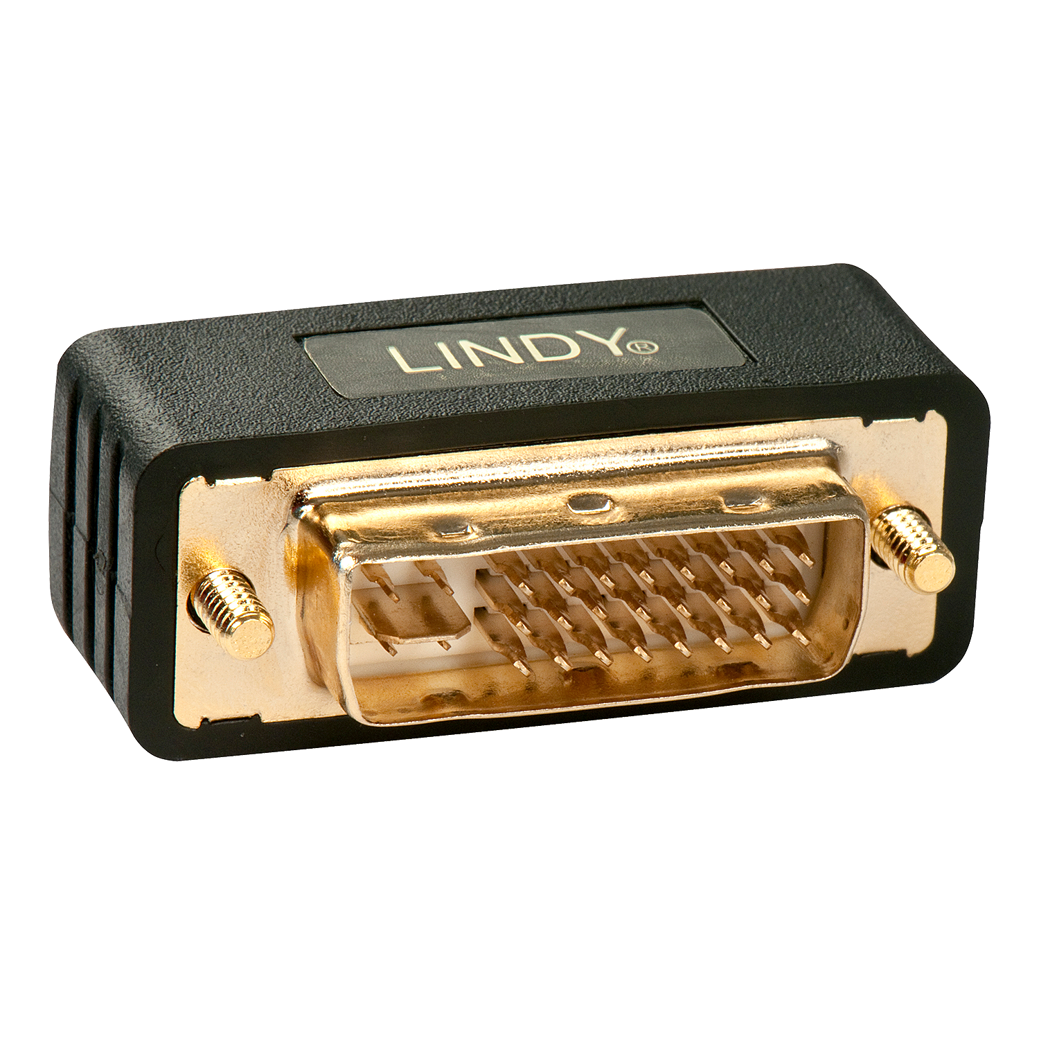 Lindy 41099 adapter za promjenu tipa priključka kabela DVI-I DVI-D Crno