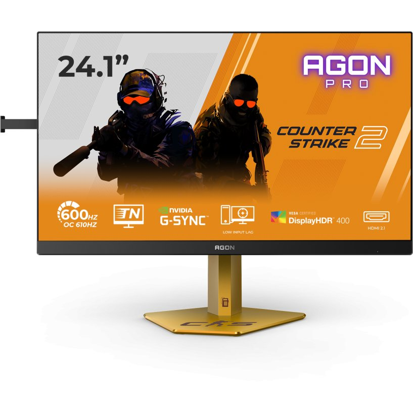 AOC G2 AG246FK6 računalni monitor 61,2 cm (24.1") 1920 x 1080 pikseli Full HD LED Crno, Sivo