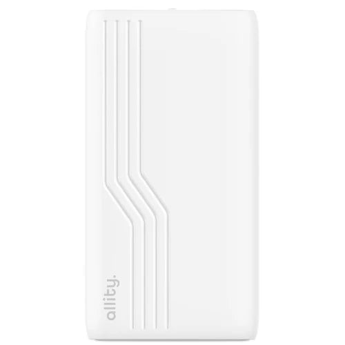 Allity zidni punjač GaN PD QC ATC-02-65WAC 1x USB-C + 1x USB-A 65W bijeli
