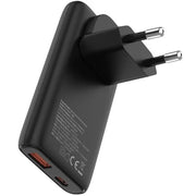 Allity zidni punjač GaN PD QC ATC-02-65WAC 1x USB-C + 1x USB-A 65W crni