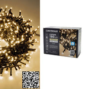 Lampice LED 180 tople bijele