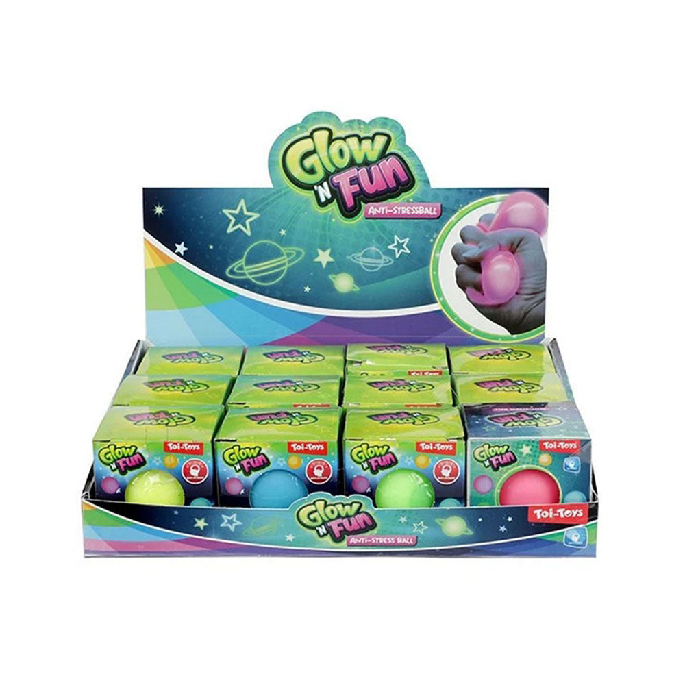 Antistres loptica Glow and Fun Roza