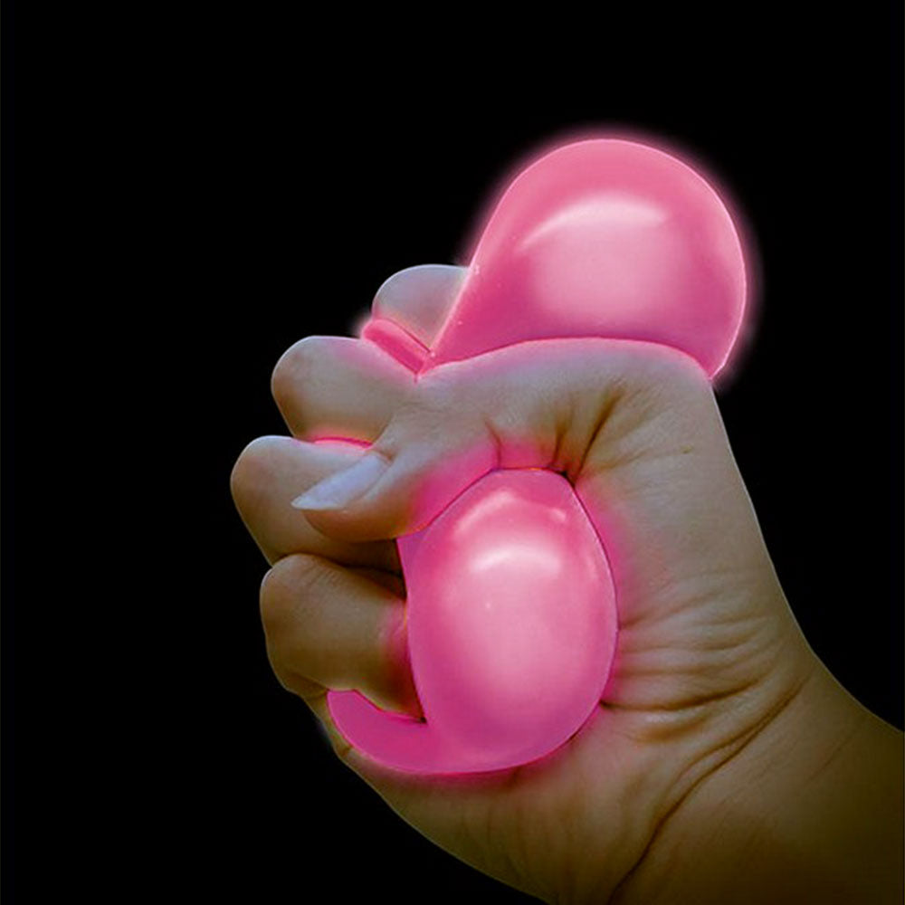 Antistres loptica Glow and Fun Roza