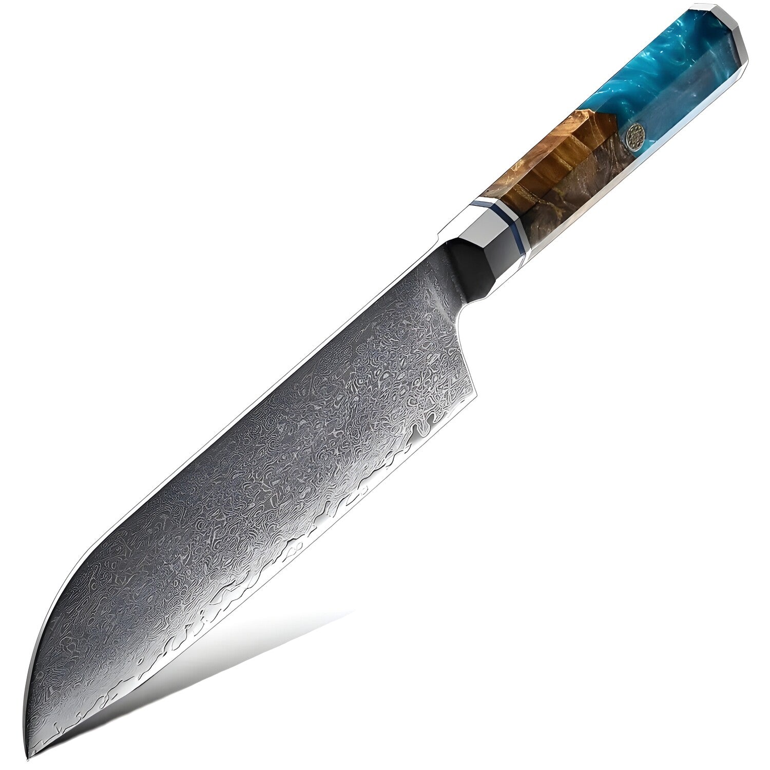 Damaskasti kuhinjski nož AO-20193 - Santoku KP20193
