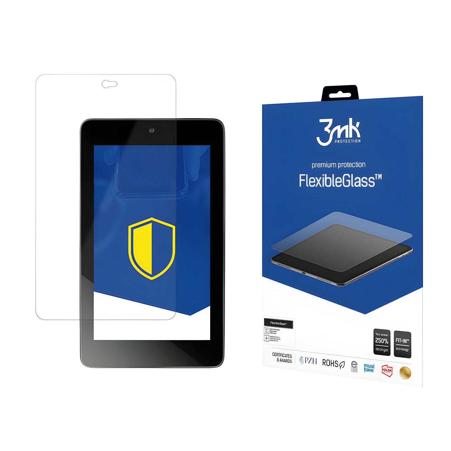 Zaštitno hibridno staklo 3mk FlexibleGlass za Asus Nexus 7 - Prozirna KP22661