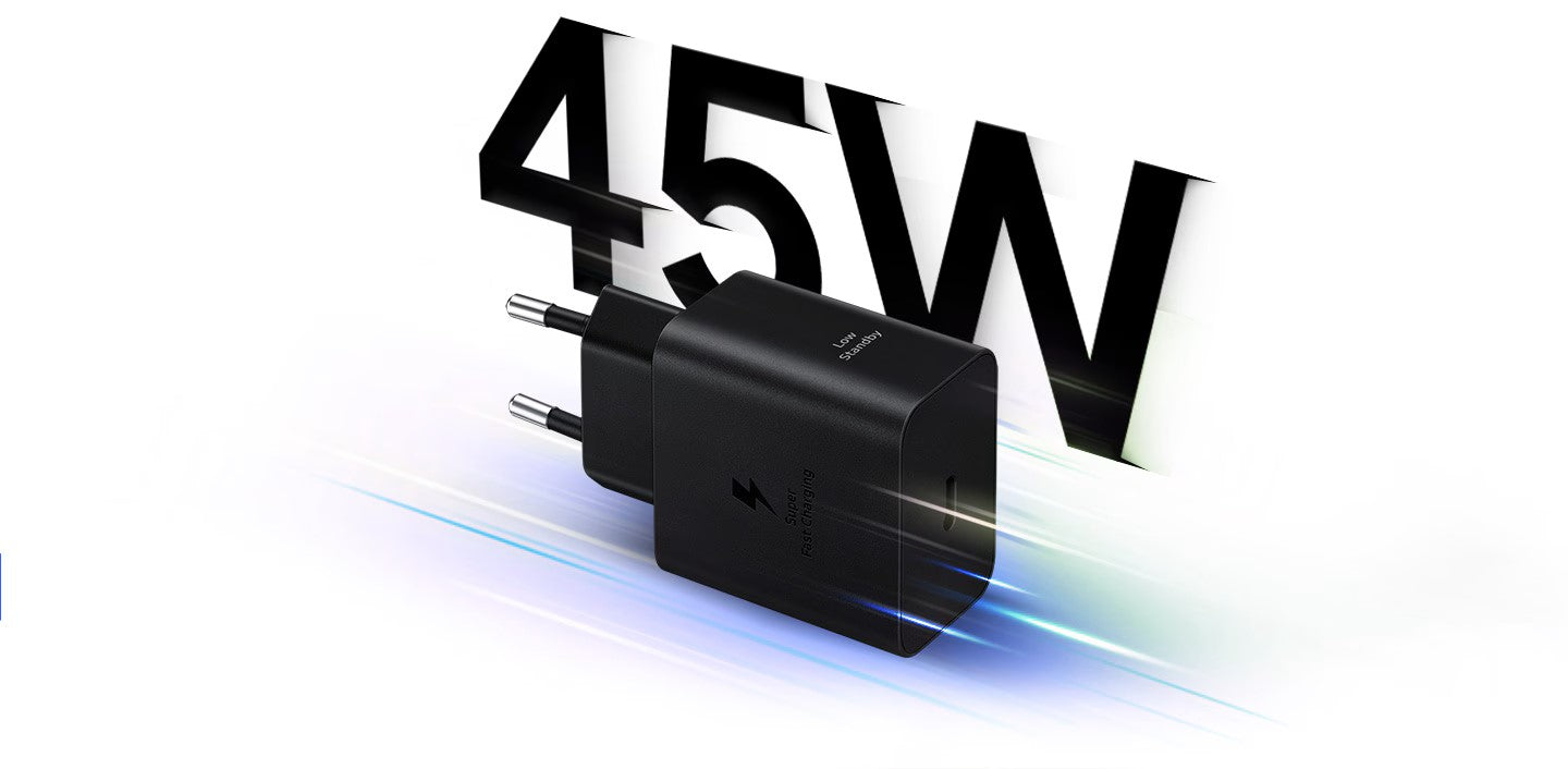 Zidni polnilec Samsung 45W 4.05A 1 x USB-C črn EP-T4511NBEGEU