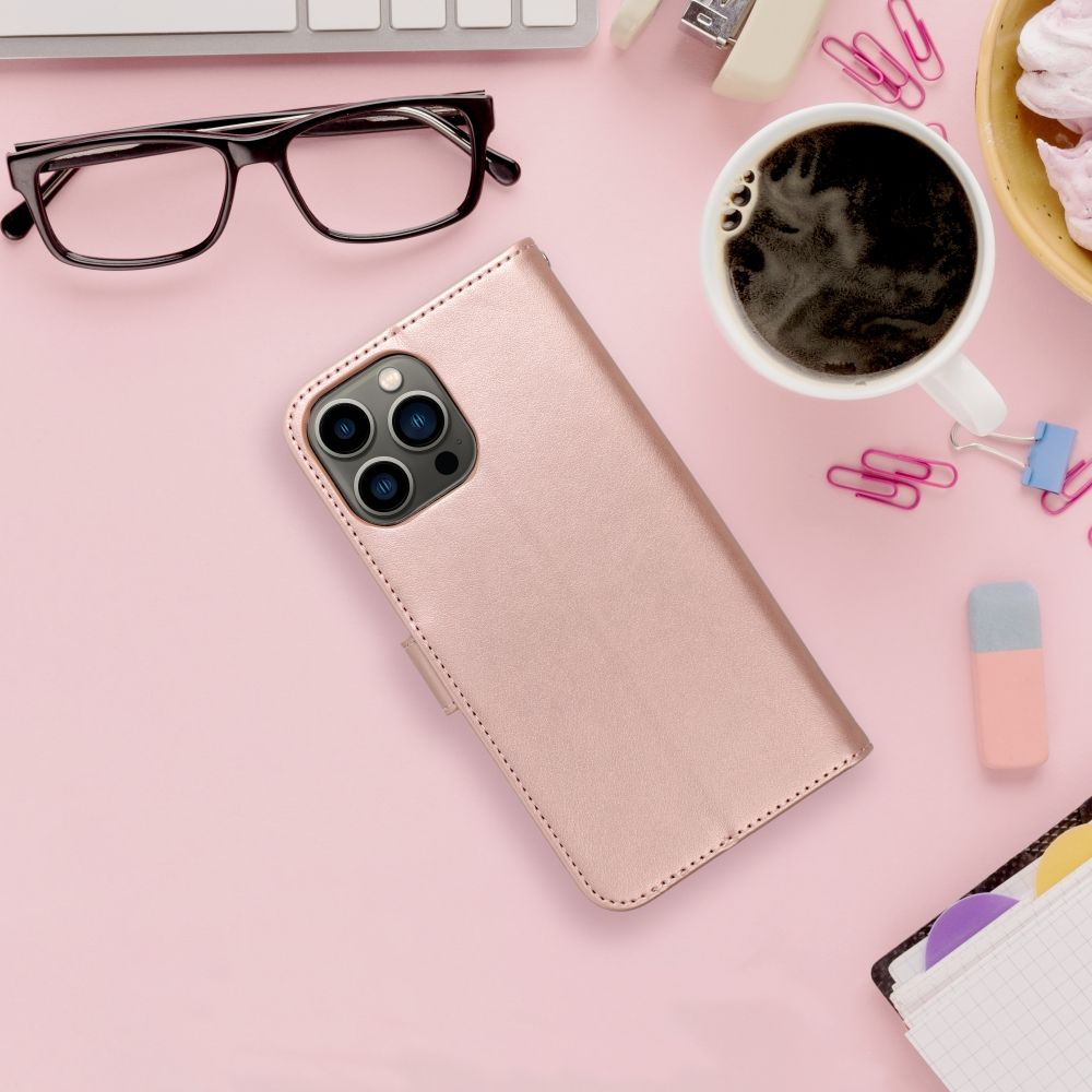 Forcell MEZZO preklopna torbica za IPHONE 14 Plus mandala rose gold