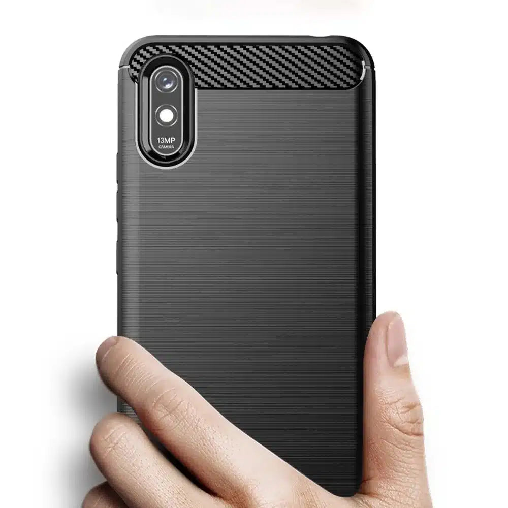 CARBON maska za XIAOMI Redmi 9A / 9AT črna