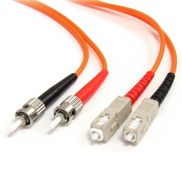 StarTech.com FIBSTSC2 optički kabel 2 m ST SC OM1 Narančasto