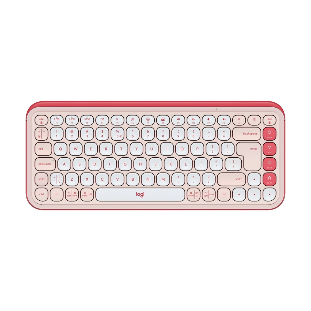 Logitech POP Icon Keys tipkovnica Univerzalno Bluetooth QWERTY US Međunarodna Ružičasto, Bijelo