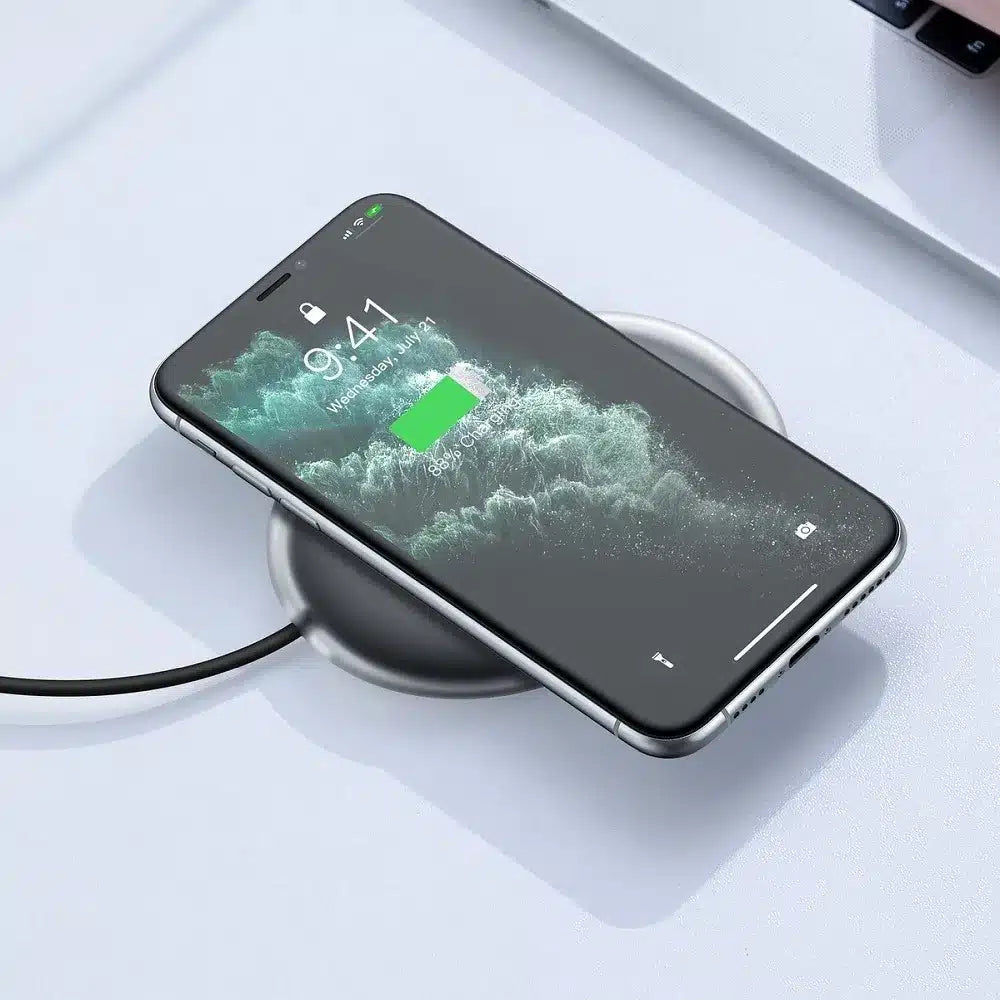 BASEUS Jelly Qi indukcijski punjač 15W crni WXGD-01