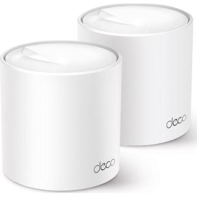 TP-Link Deco X50 (2-pack) Dvofrekvencijski (2,4 GHz / 5 GHz) Wi-Fi 6 (802.11ax) Bijelo 3 Unutarnji