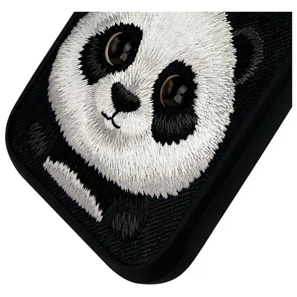 NIMMY BIG EYED PET 2.0 ovitek z motivom pande za iPhone 16 Pro Max črn