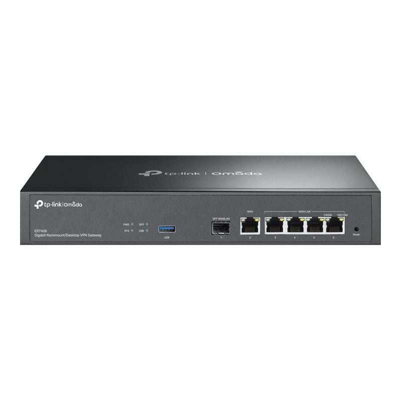TP-Link ER7406 žični usmjerivač Gigabit Ethernet Crno