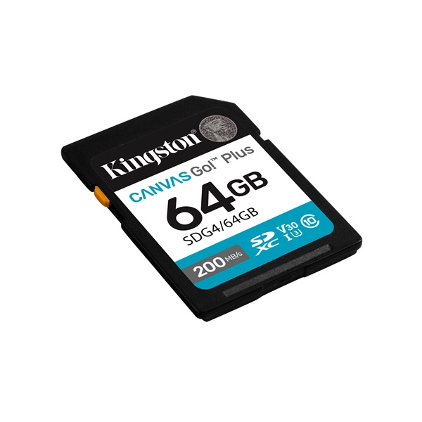 Kingston Technology Canvas Go! Plus 64 GB SDXC UHS-I 10.razred