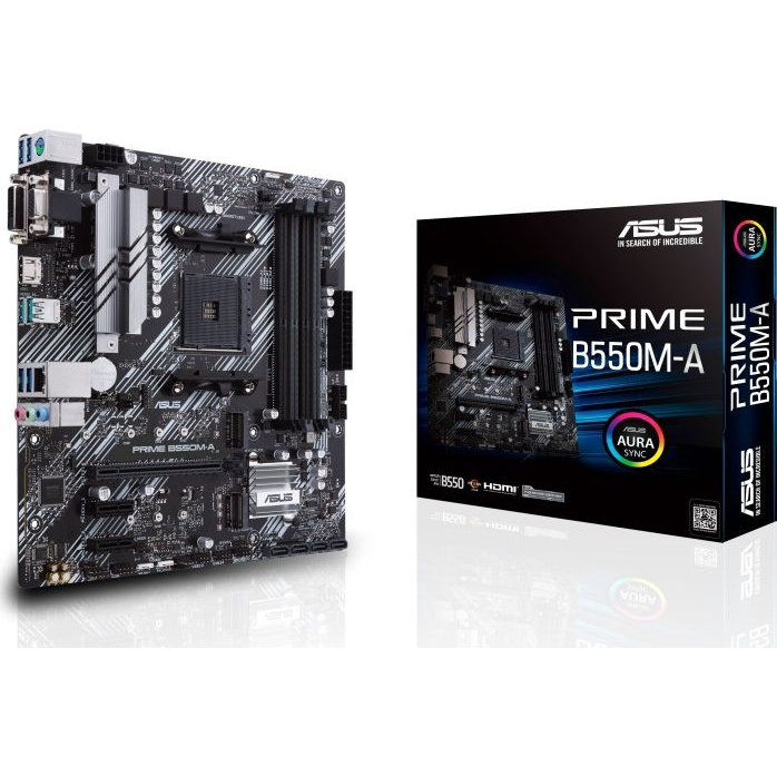 ASUS PRIME B550M-A AMD B550 Priključnice AM4 Mikro ATX