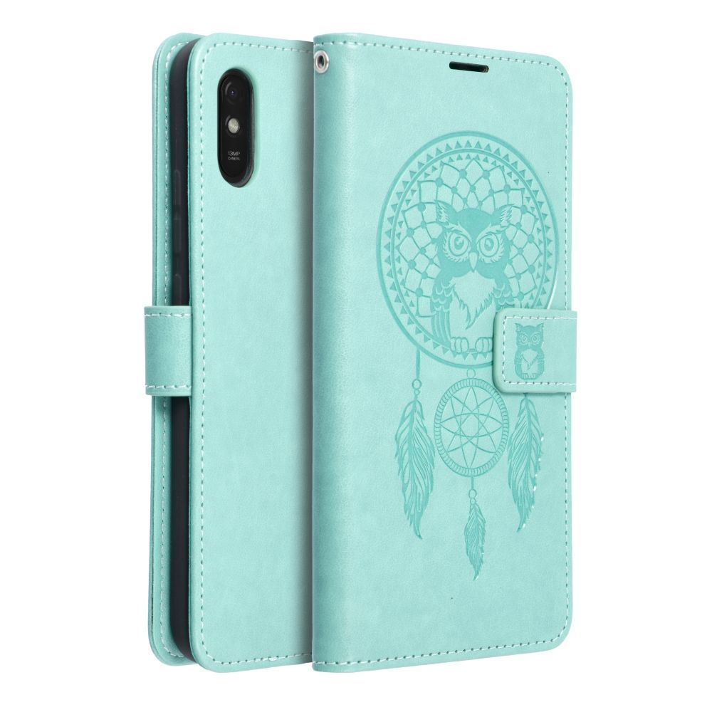 Forcell MEZZO preklopna torbica za XIAOMI Redmi 9AT / Redmi 9A dreamcatcher zelena