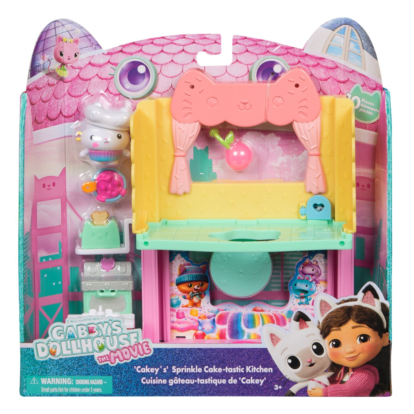 Gabby's Dollhouse GDH PYS Movie Kitchen Portal Rooms GML