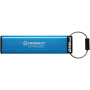 Kingston Technology IronKey Keypad 200 USB izbrisivi memorijski pogon 256 GB USB Tip-A 3.2 Gen 1 (3.1 Gen 1) Plavo