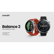Amazfit Balance 2 3,81 cm (1.5") AMOLED Digitalno 480 x 480 pikseli Ekran osjetljiv na dodir Sivo Wi-Fi GPS