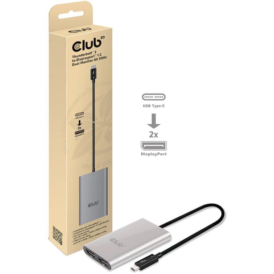 CLUB3D CSV-1577 razdjelnik slike 2x DisplayPort