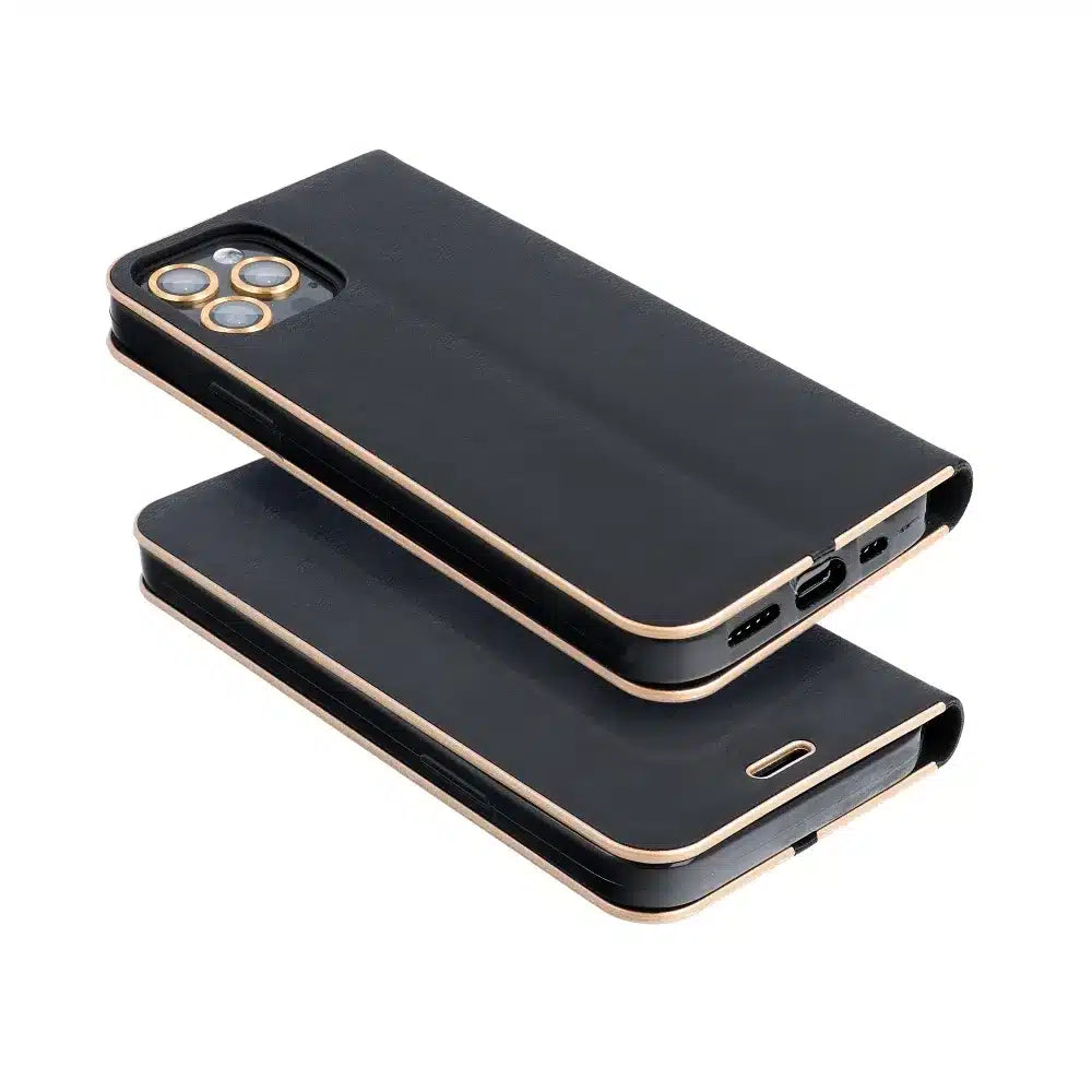 LUNA Book Gold etui za XIAOMI Redmi NOTE 12S črn