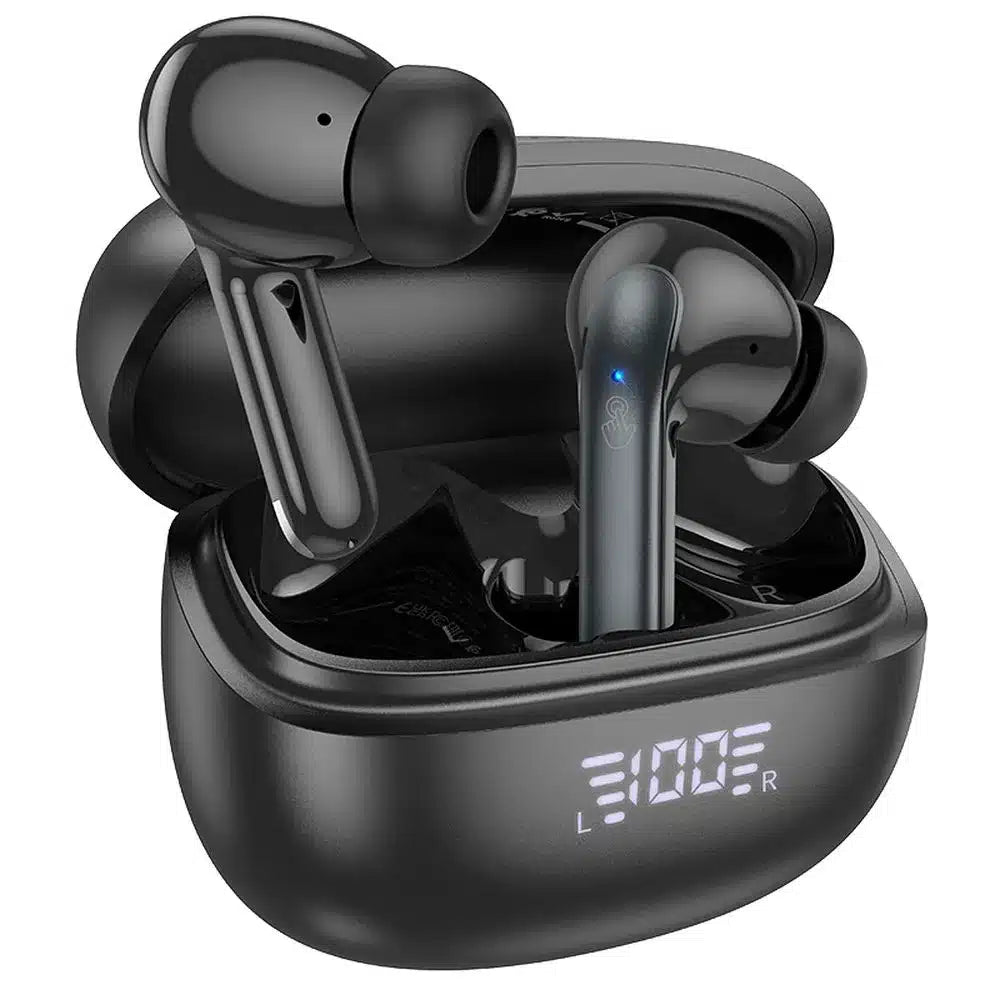 HOCO brezžične/Bluetooth stereo slušalke TWS Energy ANC+ENC EQ5 črne