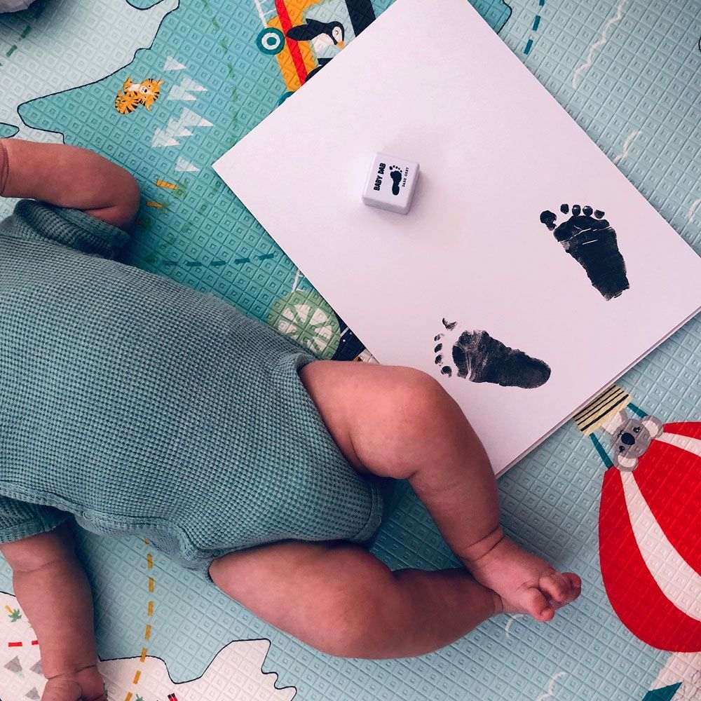 Baby Dab - boja za dječje otiske, siva