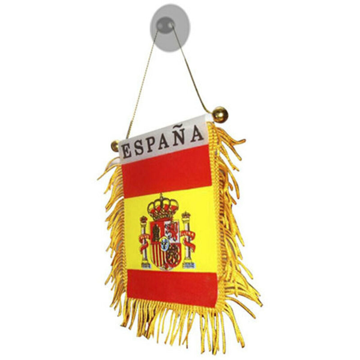 Španjolska Zastavica s Vakuumskim Priljepkom