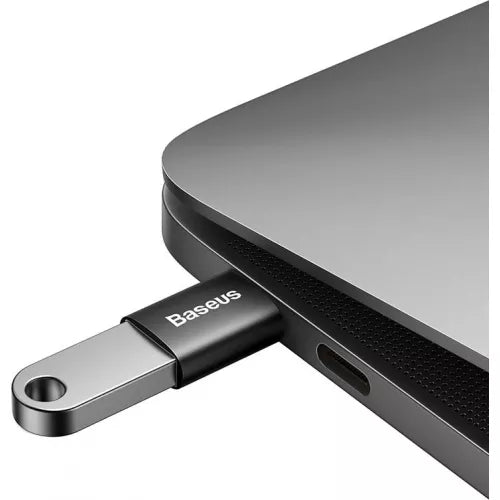 BASEUS INGENUITY USB-C V USB-A ADAPTER OTG (ČRN)