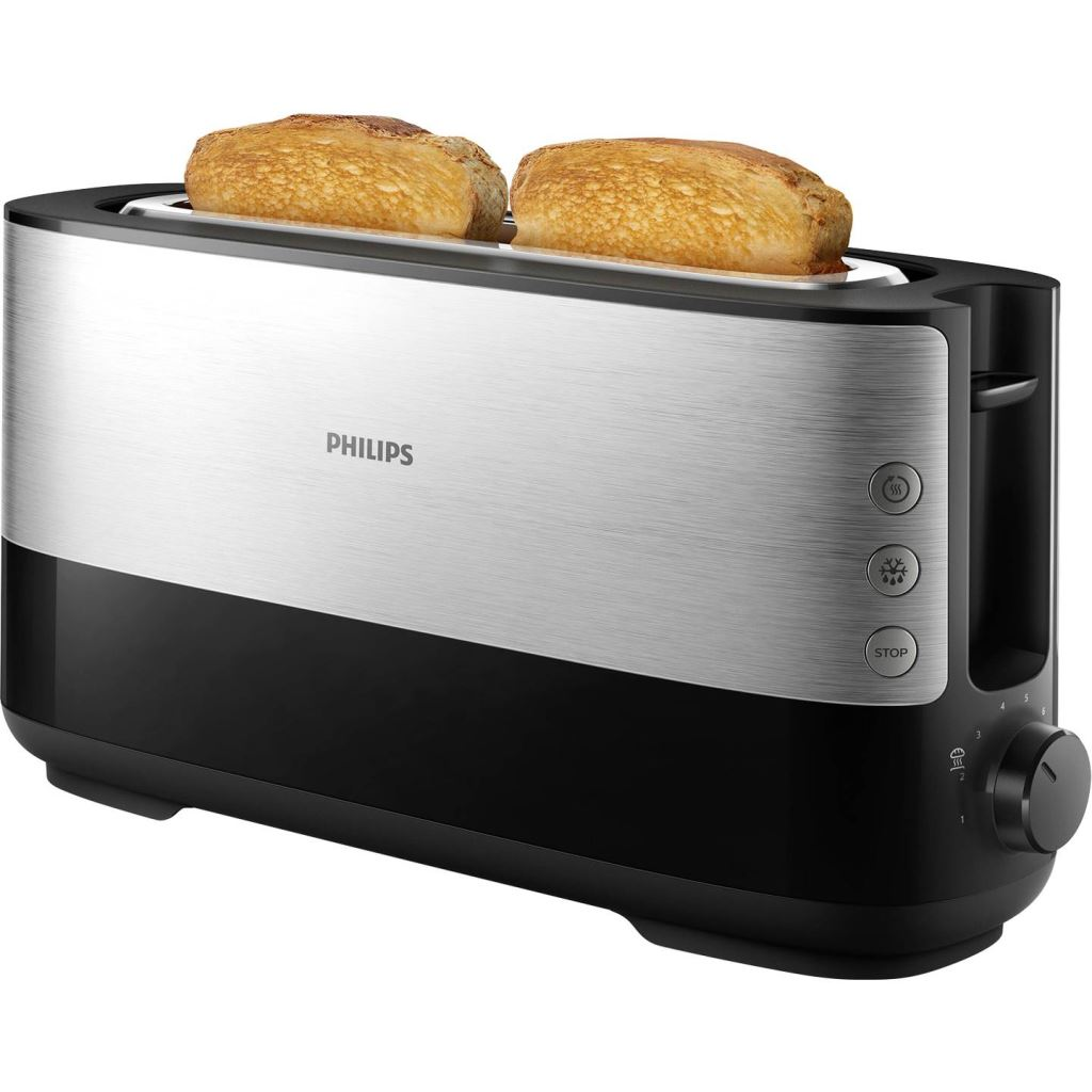 Philips Viva Collection HD2692/90 toster 8 1 kriške 1030 W Crno, Metalno