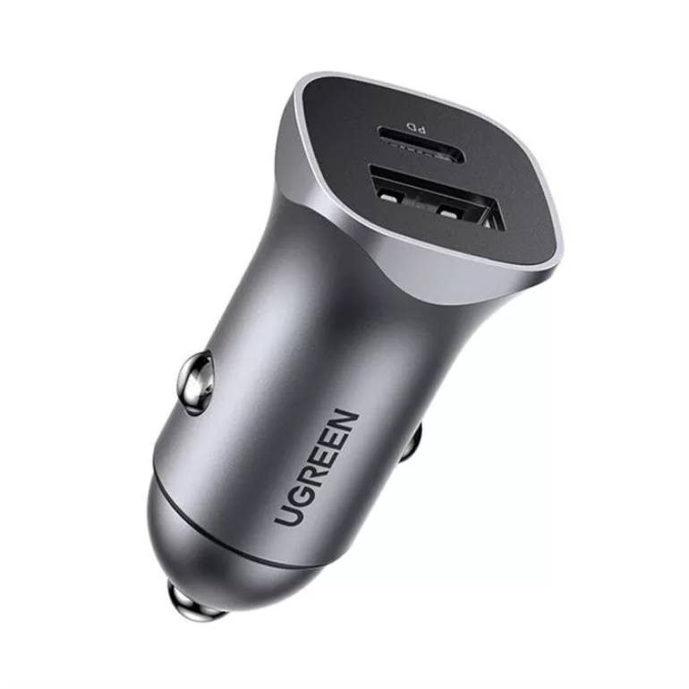 Ugreen 30780 punjač za mobitel Univerzalno Crno Upaljač za cigare Brzo punjenje Automatski