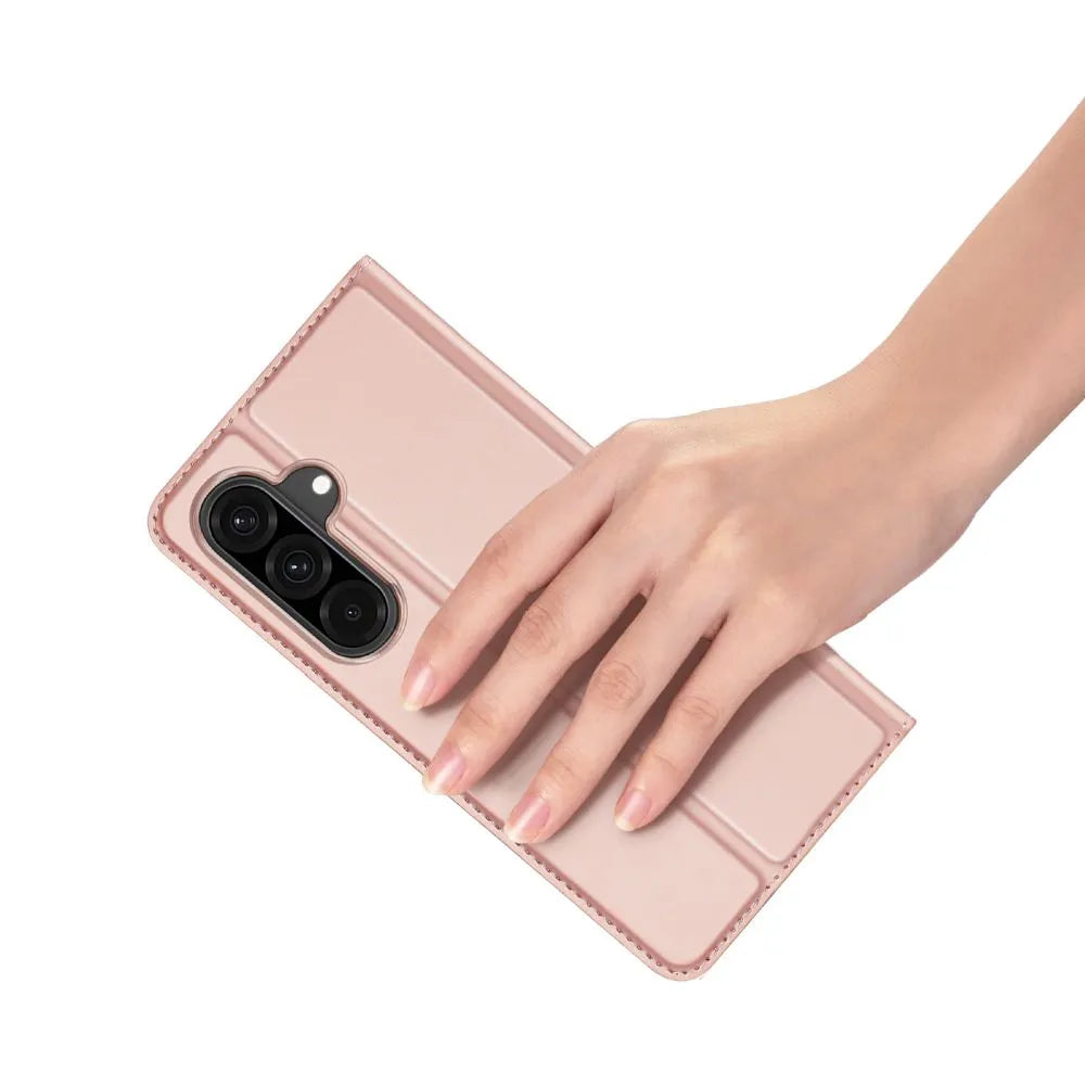DUX DUCIS Skin Pro – gladka usnjena preklopna torbica za SAMSUNG GALAXY A26 5G roza