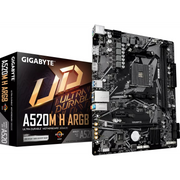 GIGABYTE A520M H ARGB matična ploča AMD A520 Priključnice AM4 Mikro ATX