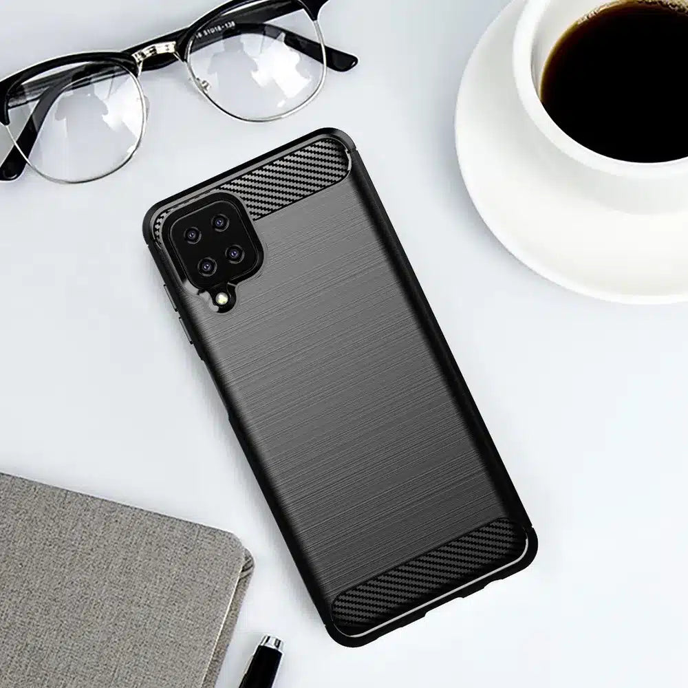 Karbonska maska za SAMSUNG Galaxy A12 črna