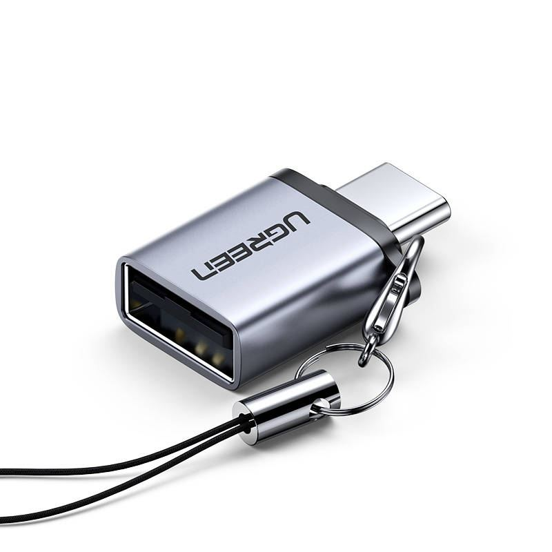 Ugreen 50283 adapter za promjenu tipa priključka kabela USB C USB A Crno