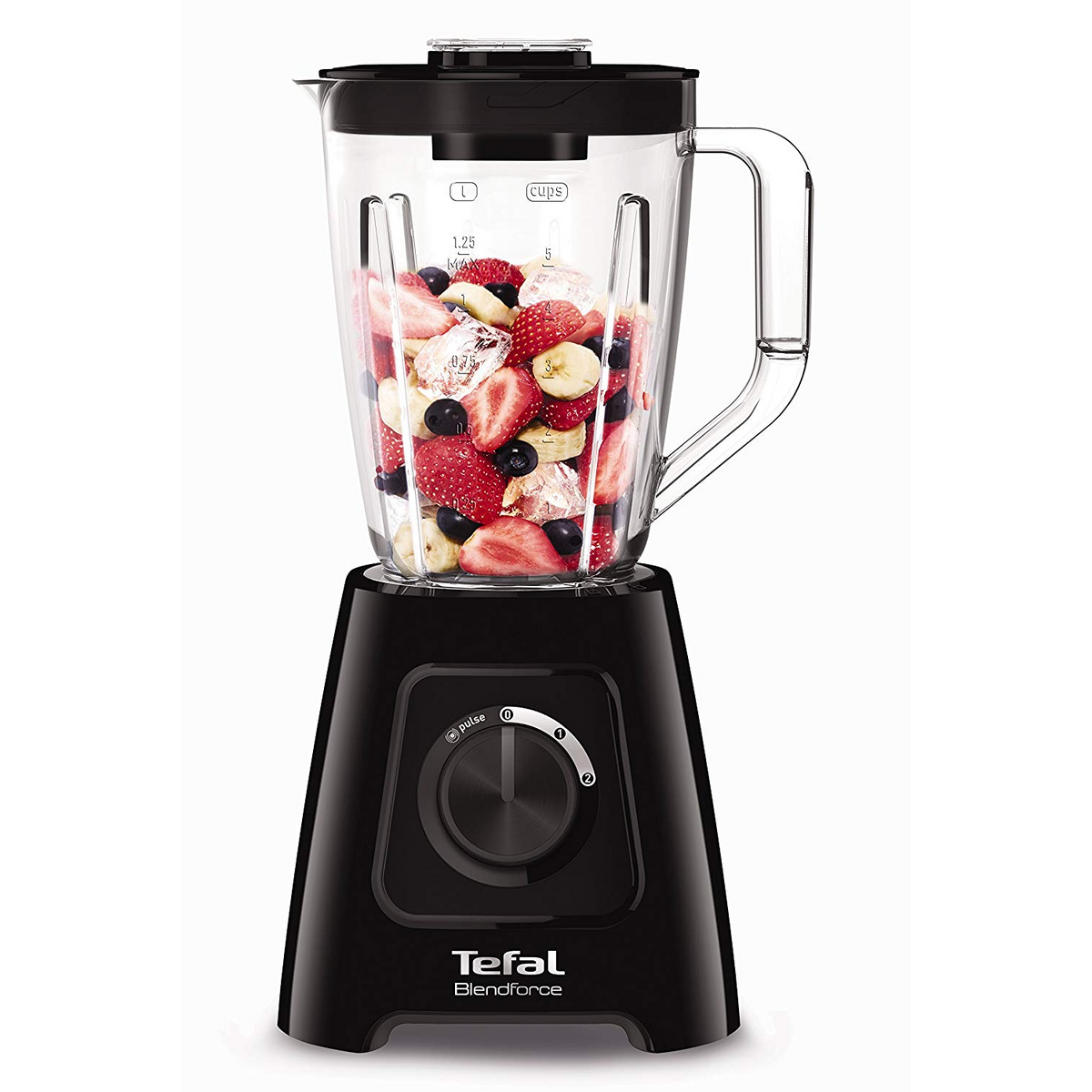 Tefal BlendForce II BL4208 blender 1,25 L Stolna mješalica 600 W Crno