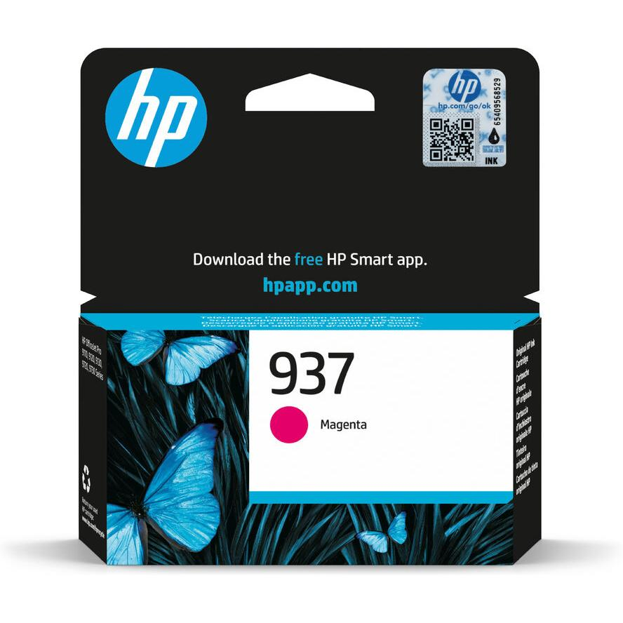HP 937 Magenta Original Ink Cartridge spremnik s tintom 1 kom Standardni prinos