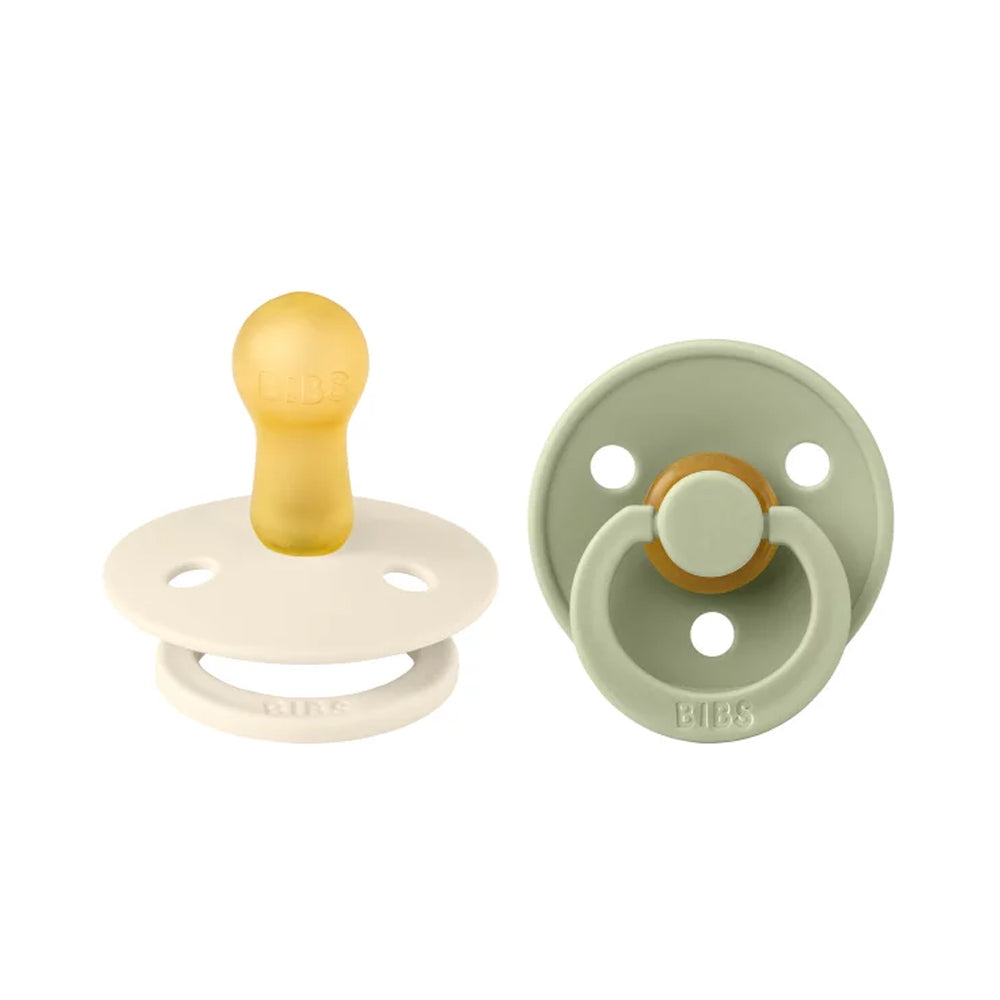 BIBS Colour dude (okrugle) - Ivory/Sage (vel.2)