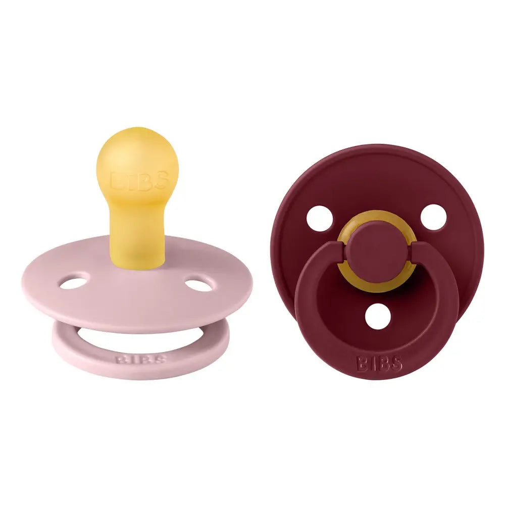 BIBS Colour dude (okrugle) - Pink Plum/Elderberry (vel. 1)