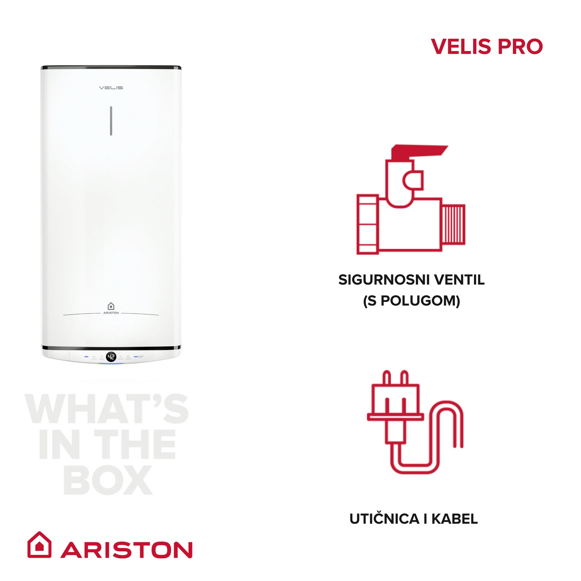 Bojler Ariston Velis Pro 80L