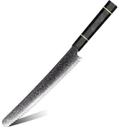 Damaskasti kuhinjski nož TS-37453 - Kruh / Crna KP37453
