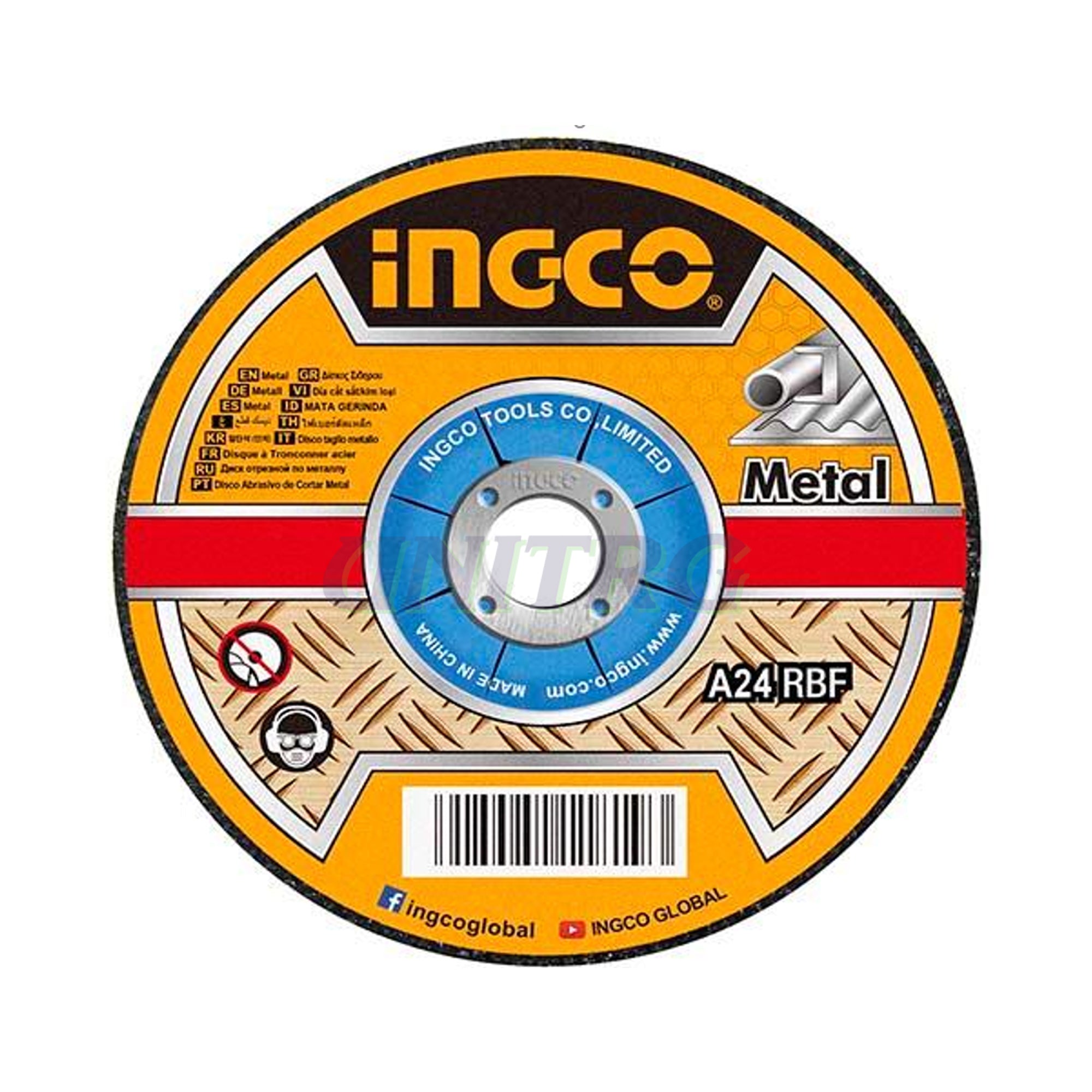 Brusna ploča za metal 115x6 MGD601151 INGCO