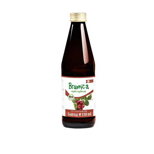 Brusnica sok - zdravlje u crvenoj bobici