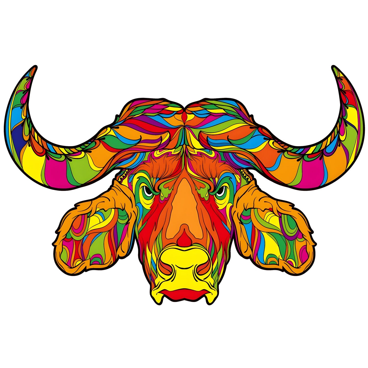 Drvene puzzle - Bull / M KP21970